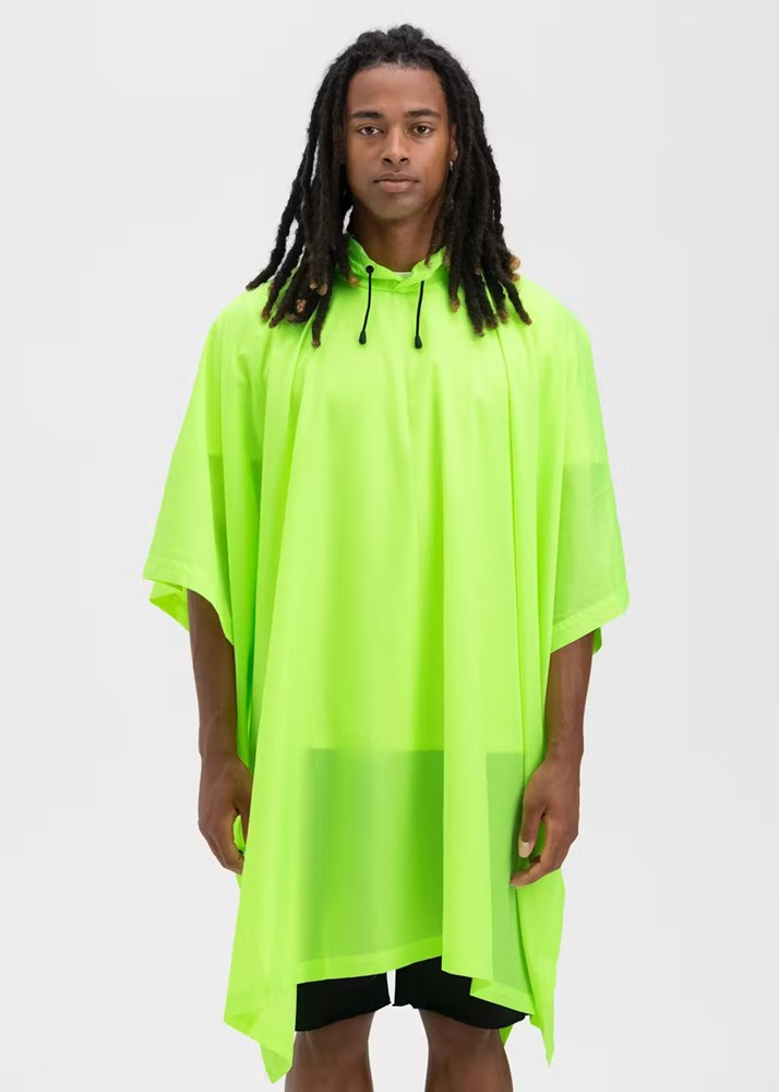 Rain Poncho Flo Yellow