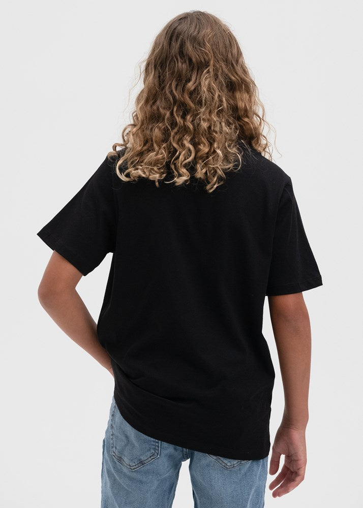 Boys Throwie Tee - Black