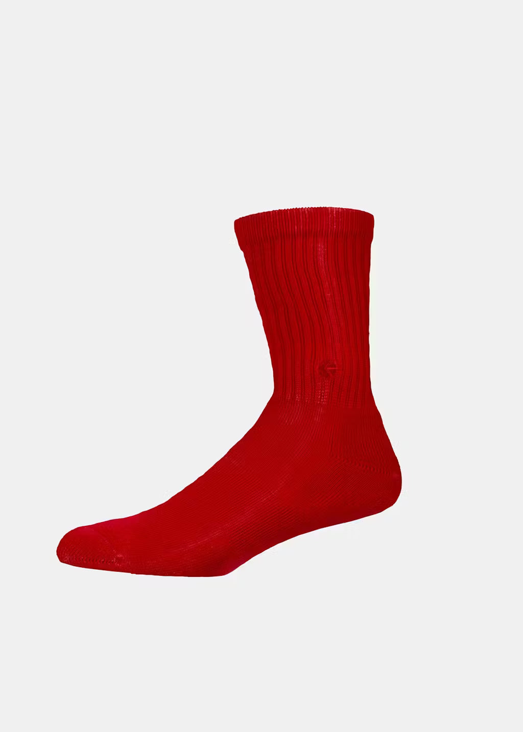 Boys Crew Sock - Red Mineral Wash