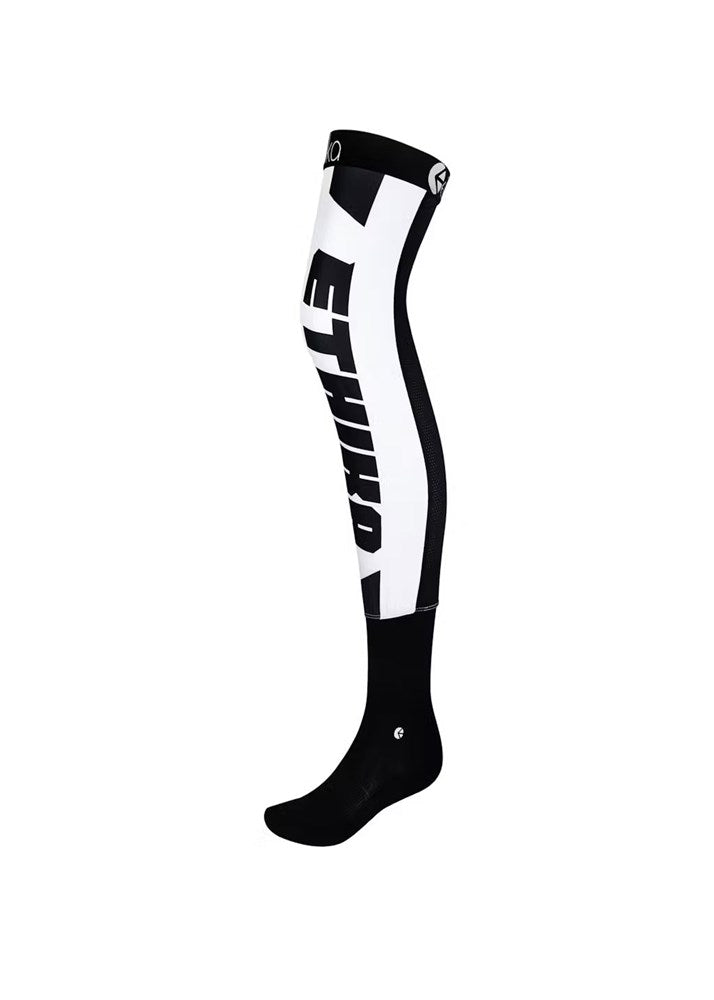 Boys Moto Socks - The Pits White