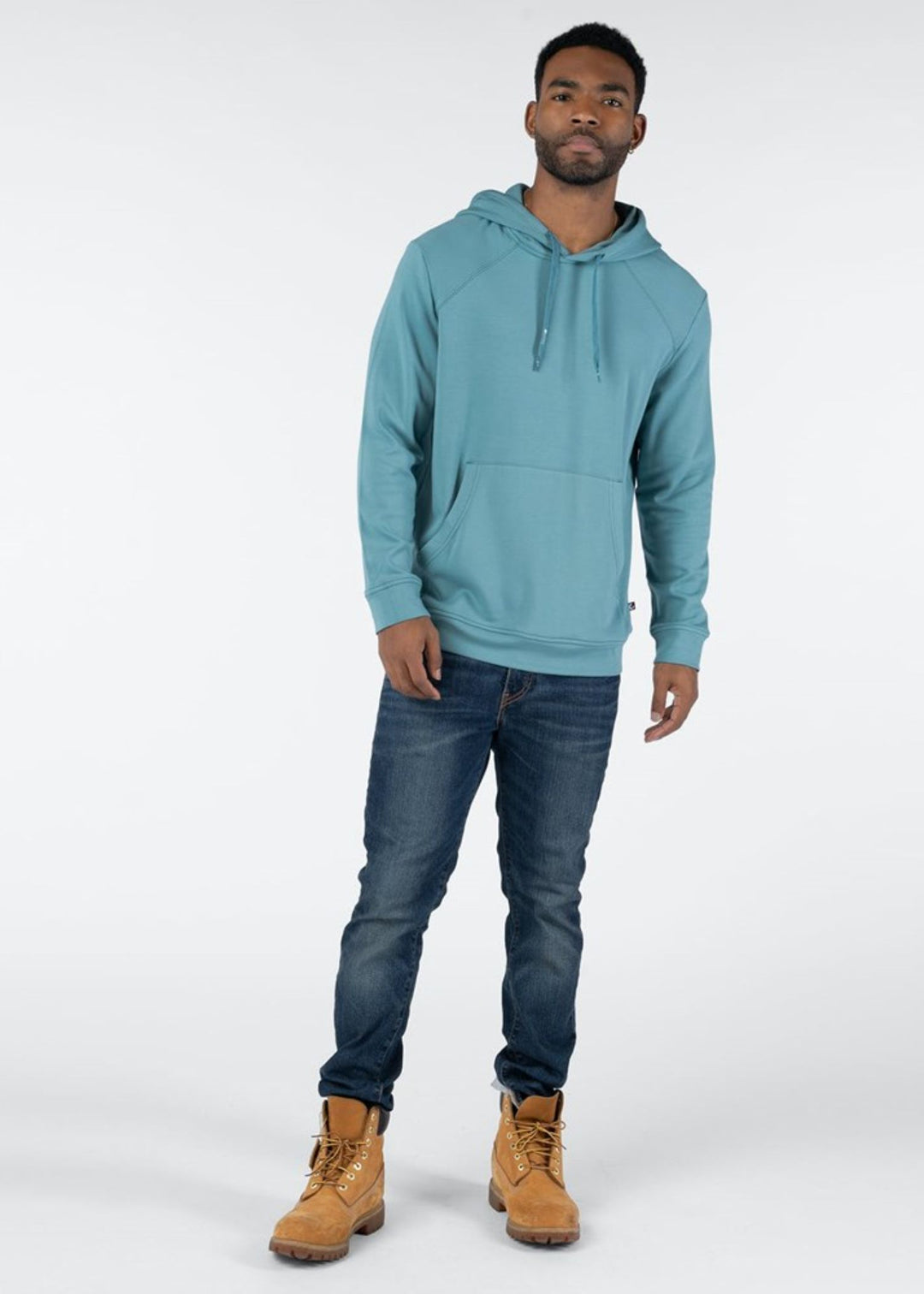 Mens Hoodie - Icy Blue