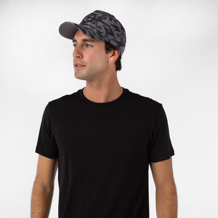 Athletic Dad Hat - Black Icon Camo