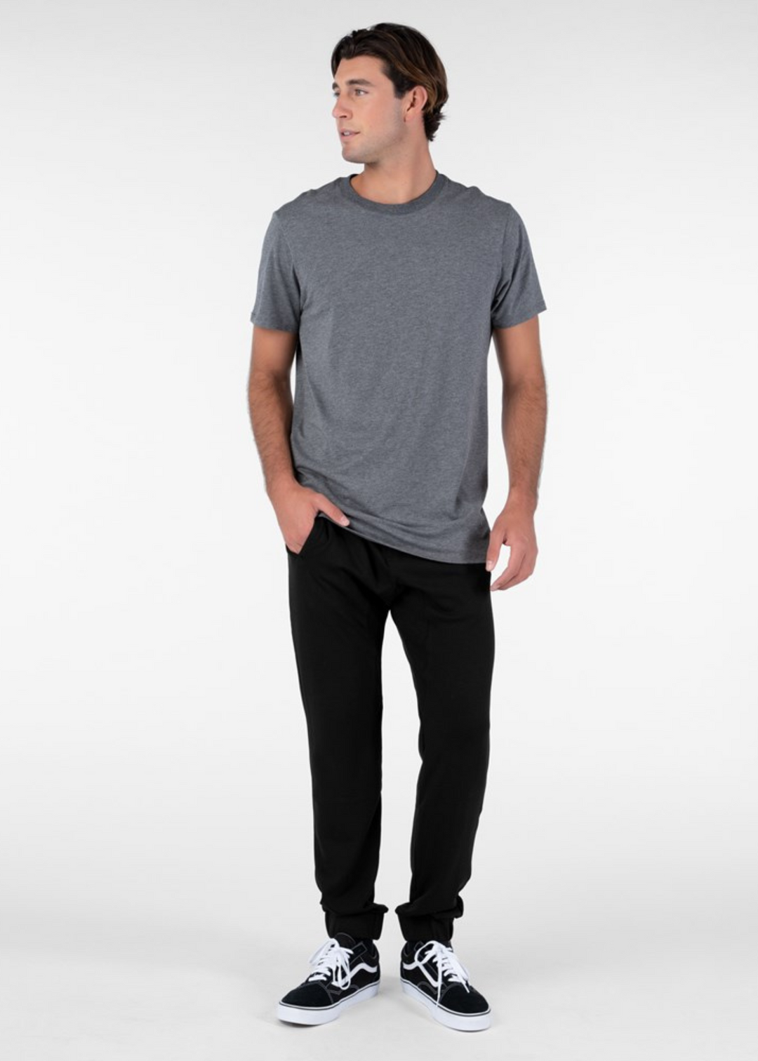 Mens Sweatpant Black - Longer Length