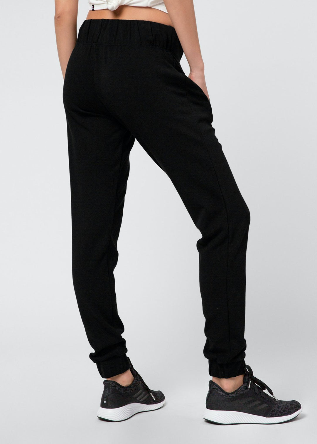 Womens Sweatpant Black - Long