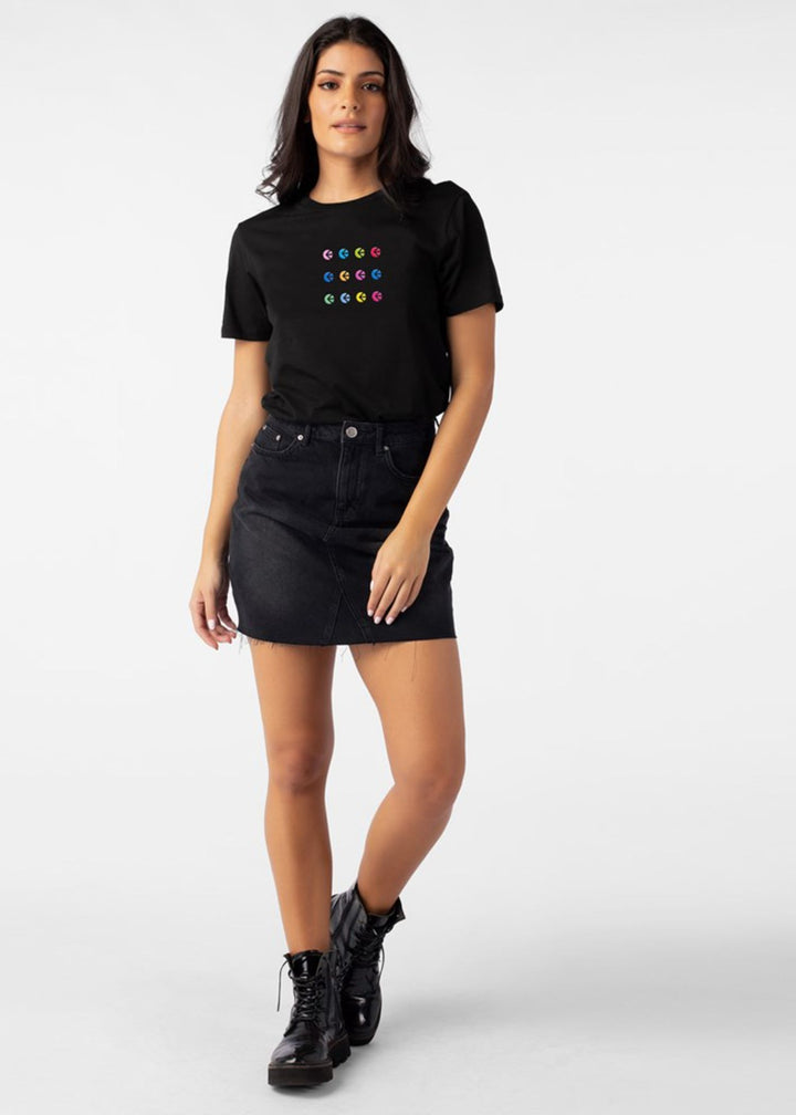 Womens Ethika Poetry Tee - Black