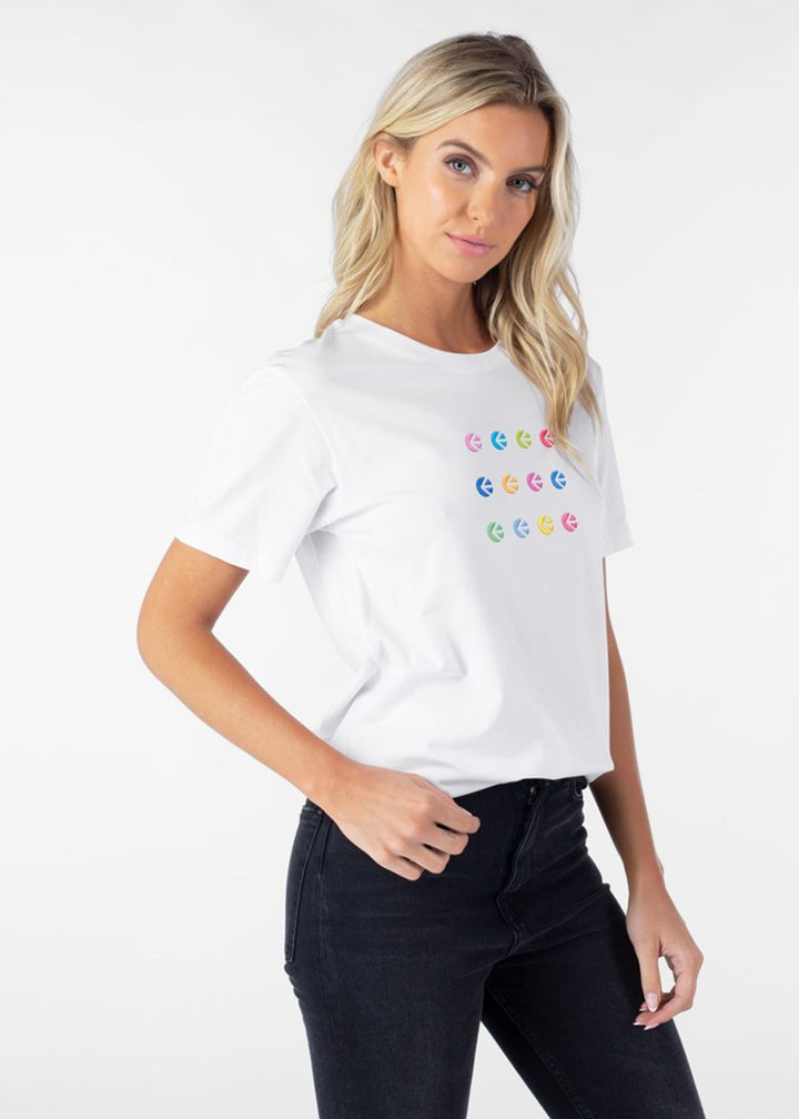 Womens Ethika Poetry Tee - White