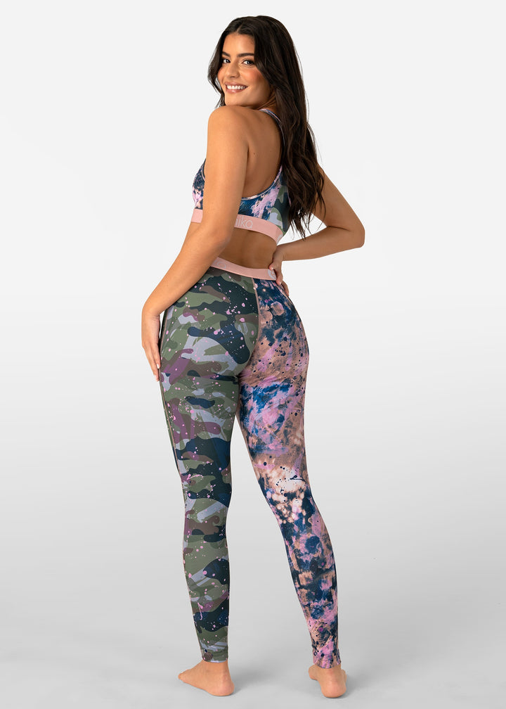 Upcycled Camo Womens Leggings