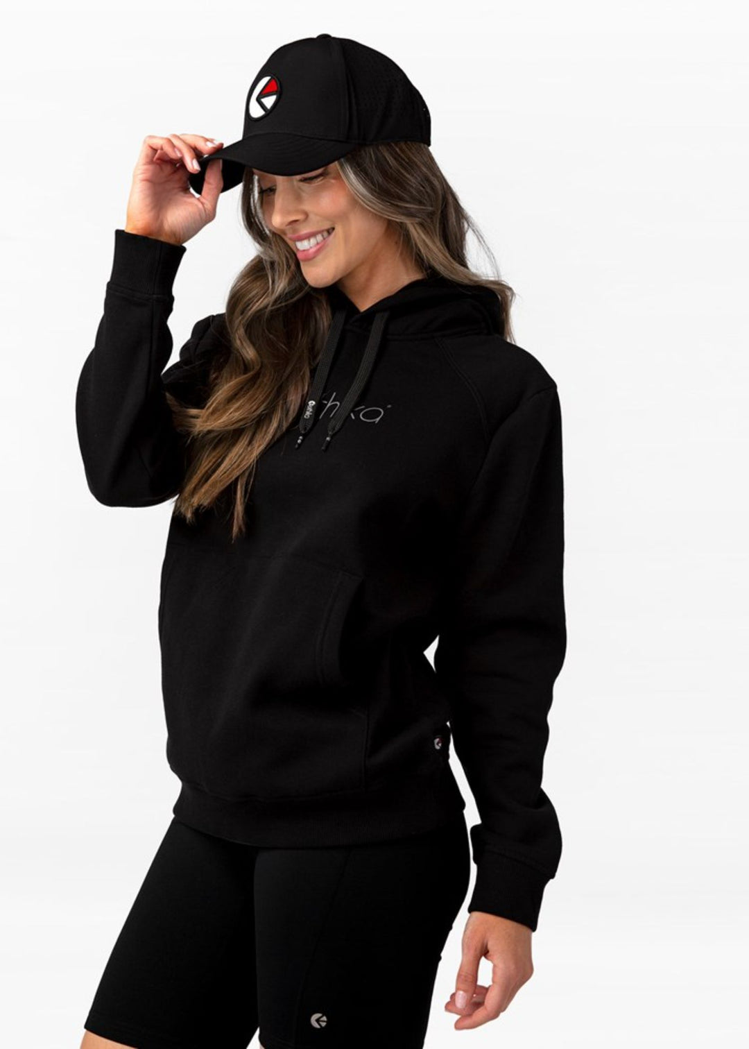 Womens Pullover Hoodie - Ethika Logo Black