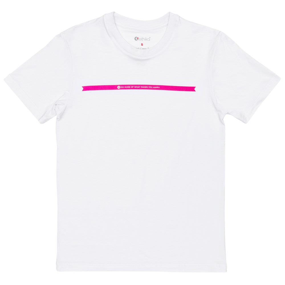 Womens Makes You Happy Modal Tee - White