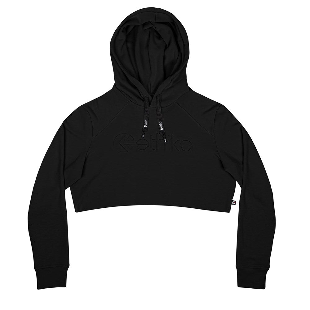 Cropped Hoodie Black