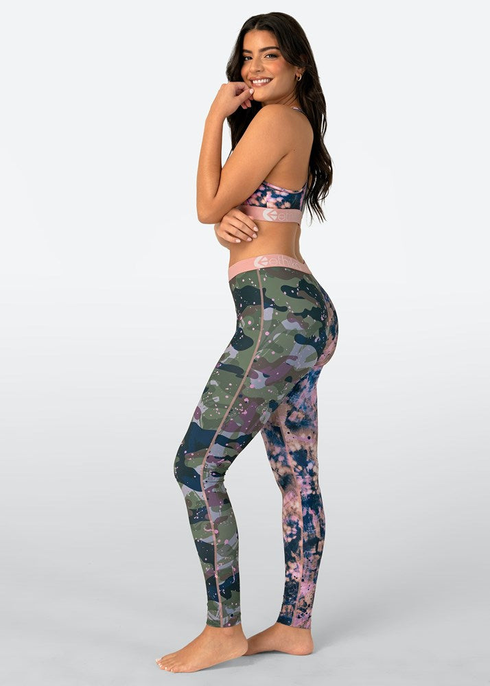 Upcycled Camo Womens Leggings